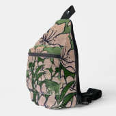 Sac À Bandoulière Cascade de fleurs roses (Coin droit)
