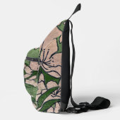 Sac À Bandoulière Cascade de fleurs roses (Droite)