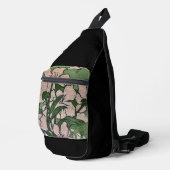 Sac À Bandoulière Cascade de fleurs roses (Coin droit)