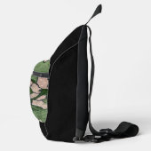 Sac À Bandoulière Cascade de fleurs roses (Droite)