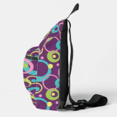 Sac À Bandoulière Cercles violets funky (Droite)