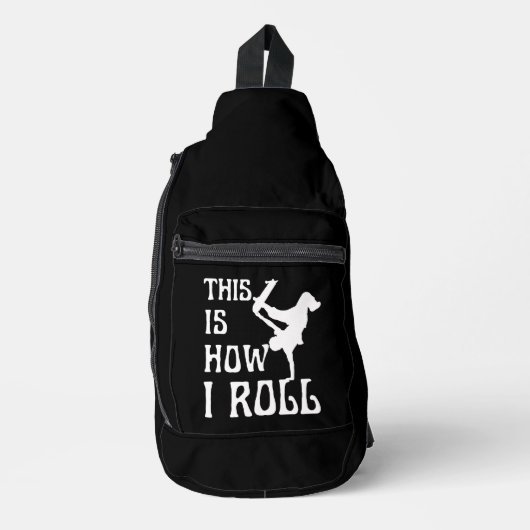 SAC À BANDOULIÈRE C'EST COMME ÇA QUE JE ROULE (Recto)