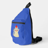 Sac À Bandoulière Chat de Noël mignon (Coin droit)