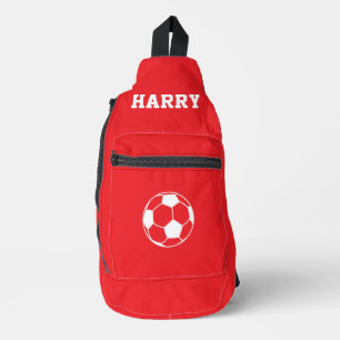 Sac À Bandoulière Chaussure de football personnalisée rouge