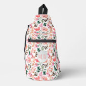 Sac À Bandoulière Chic rose Floral Monogramme (Recto)