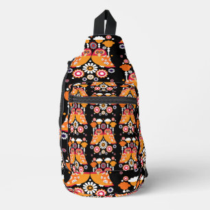 Sac À Bandoulière Chouette d'art populaire