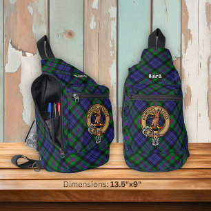 Sac À Bandoulière Cimier du clan Baird sur tartan