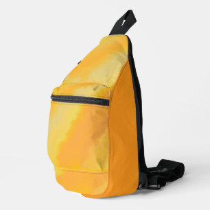 Sac À Bandoulière Citrus Sunny Orange Aquarelle