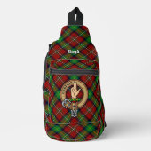 Sac À Bandoulière Clan Boyd Crest sur Tartan (Recto)