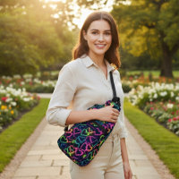 Coloré Moderne Fille Néon Amour Coeur Personnalisé