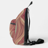 Sac À Bandoulière Conception graphique, orange vert (Droite)