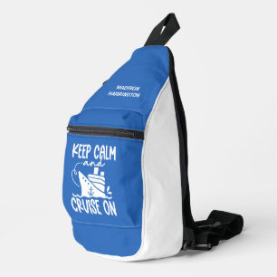 Sac À Bandoulière Conserver Le Calme Et La Croisière Sur Le Nom Et L