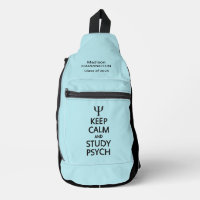 Conserver le calme et l'étude Psych nom, texte et