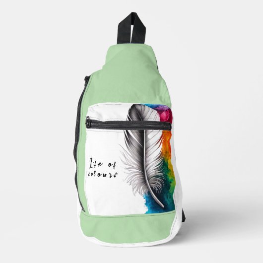 Sac À Bandoulière Corail écrasé (Recto)