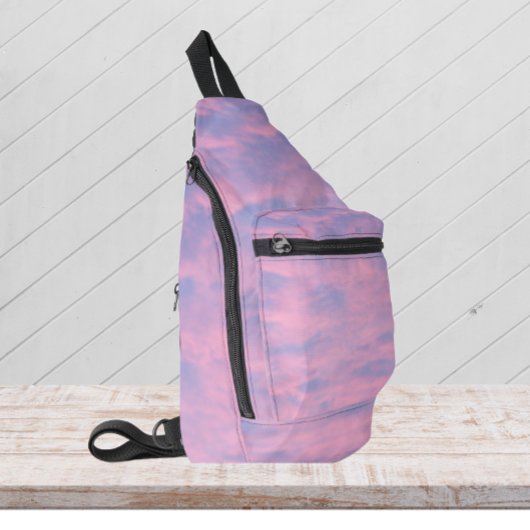 Sac À Bandoulière Coton Candy Pink Sky