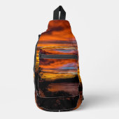 Sac À Bandoulière Coucher de soleil à Praia, Cap Vert (Recto)