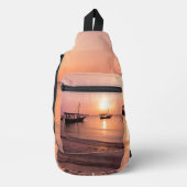 Sac À Bandoulière Coucher de soleil à Zanzibar (Recto)