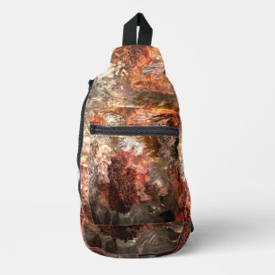 Sac À Bandoulière Couches de cristaux avec teinte rustique