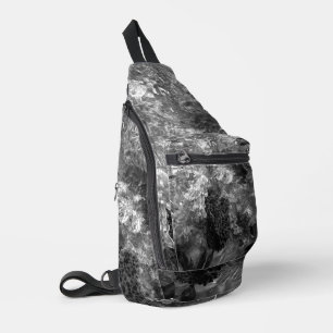 Sac À Bandoulière Couches de cristaux gris