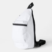 Sac À Bandoulière Couleur solide blanc Fantôme (Coin droit)