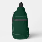 Sac À Bandoulière Couleur solide vert foncé (Recto)