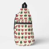 Sac À Bandoulière Crâne de pastèque Summerween (Recto)