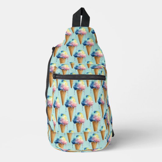 Sac À Bandoulière Crème Glacée (Recto)