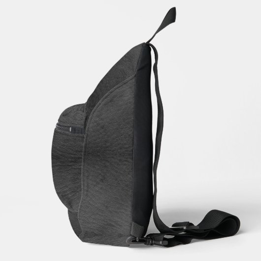 Sac À Bandoulière Cuir noir Faux (Droite)