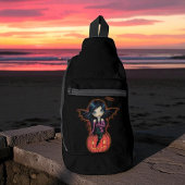Sac À Bandoulière Cute Halloween Vampire Girl et Jack-o-Lantern
