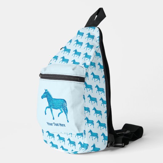 Sac À Bandoulière Cute Polka Dot Zebra (Coin droit)