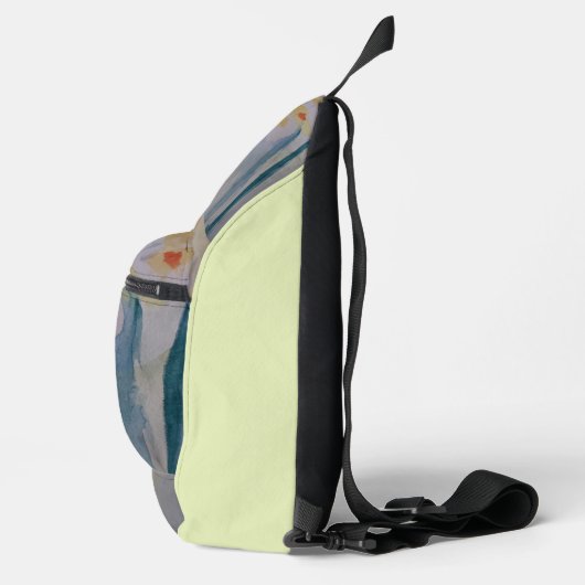Sac À Bandoulière Daffodiles Abstraits (Droite)