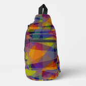 Sac à bandoulière Dark Geometric (Recto)