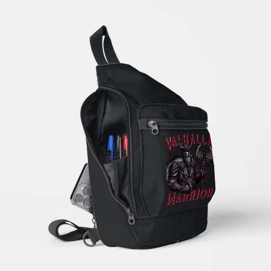 Sac à bandoulière de guerrier Valhalla (Ouvrir)