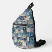 Sac À Bandoulière Denim Patchwork (Coin droit)