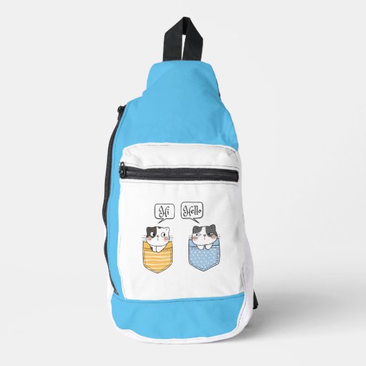 Sac À Bandoulière deux chats (Recto)