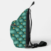 Sac À Bandoulière Diamant d'or Turquoise pierre touffue (Droite)