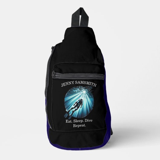 Sac À Bandoulière Dive Deep, Live Bold : Scuba Fun! (Recto)