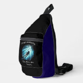 Sac À Bandoulière Dive Deep, Live Bold : Scuba Fun! (Coin droit)