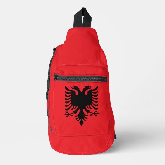 Sac À Bandoulière Drapeau albanais (Recto)