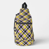 Sac À Bandoulière Drapeau de fierté éclectique boho non binaire à ca (Recto)
