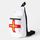 Sac À Bandoulière Drapeau de Guernesey (Coin droit)
