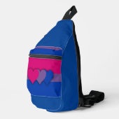 Sac À Bandoulière Drapeau de la bisexualité (Coin droit)