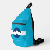 Sac À Bandoulière Drapeau d'Ogden, Utah (Coin droit)