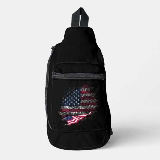 Sac À Bandoulière Drapeau USA (Recto)