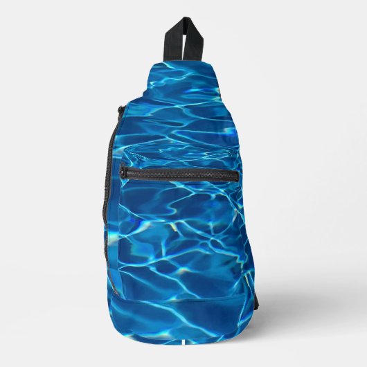 Sac À Bandoulière Eau de la piscine bleu foncé (Recto)