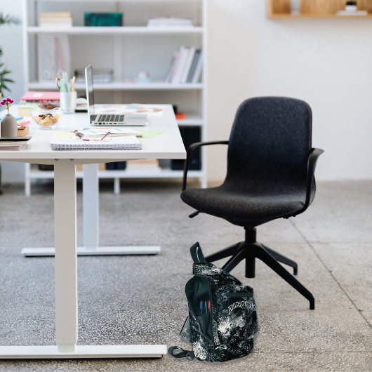 Sac À Bandoulière Eau tambour Noir & Blanc