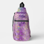 Sac À Bandoulière Échelles de sirène en or rose (Recto)