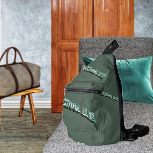 Sac À Bandoulière École Bluz-3D