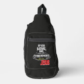 Sac À Bandoulière Écriture - JÉSUS (Recto)
