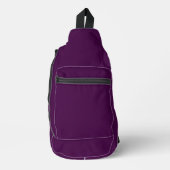 Sac À Bandoulière Eggplant Purple Solid (Recto)